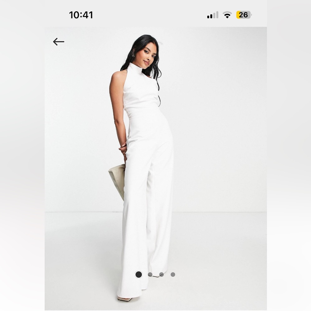 Halter Neck Wide Leg Jumpsuit